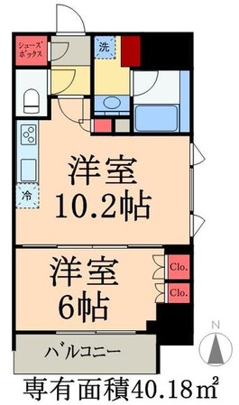 HF上野入谷レジデンスの物件間取画像